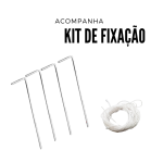 Gazebo Montável 3,00 X 3,00M Branco IWGZM-3BR - 5