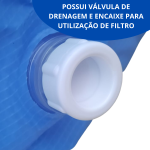 PISCINA BORDA INFLÁVEL 4600L COM CAPA IWPBIC4600 - 1