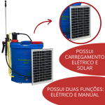 Pulverizador Costal Com Painel Solar 20 Litros IWPCPS20-020 - 4