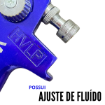 PISTOLA PINTURA GRAVIDADE 1 BICO 1,5MM IWPPG-1B - 2