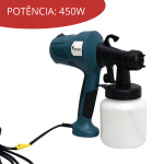 Pistola de Pintura Pulverizadora 450W IWPPP-4507 - 2