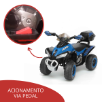 Quadriciclo Elétrico 6V Azul BW129AZ - 5