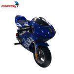Mini Moto Pocket Speed 49cc Azul WVPR-204 - 9