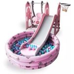 Playground Infantil 4x1 Rosa BWPLP-4X1RS - 4