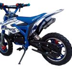 MINI MOTO DIRT CROSS PARTIDA ELÉTRICA 49CC  IWDB-005 AZUL - 2