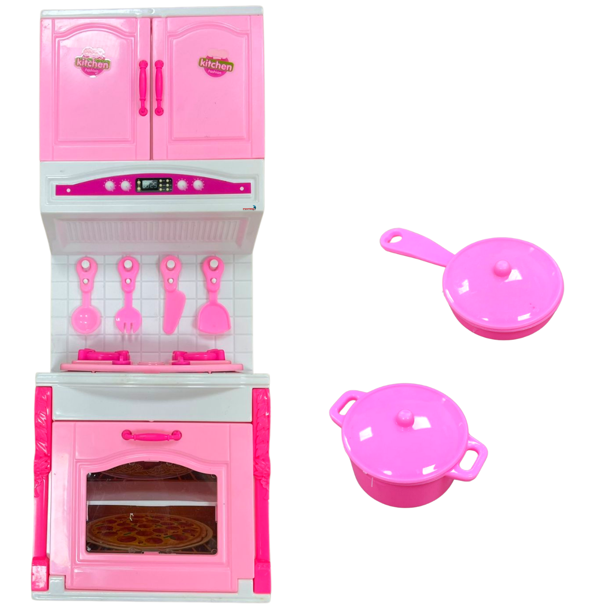 Kit Cozinha Rosa Para Barbie