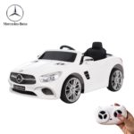 Mini Carro Elétrico 12V Mercedes Benz SL400 Branco BW206BR - 1