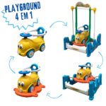 Playground 4x1 Balanço, Pula-pula, Gangorra E Carrinho BW214 - 2