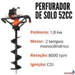 Perfurador De Solo 52CC IWPS2T52 - 3