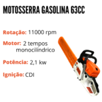 Motosserra Gasolina IWMSG2T63 - 3