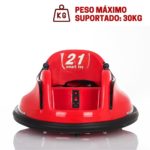 Carrinho Bate-Bate Elétrico 6V Com Controle Remoto Vermelho BW212VM - 5