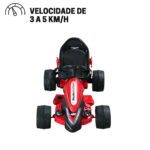 Mini Kart Elétrico 6V Vermelho BW220VM - 7