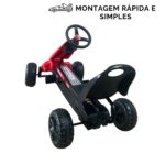 Kart Pedal Infantil Vermelho BW219VM - 8