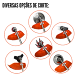 Roçadeira Gasolina Multifuncional 5X1 63CC IWRGM2T5X163 - 8