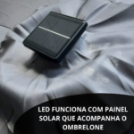 Ombrelone Base Central Articulado Com Led 2,70M IWOBCAL270 - 7