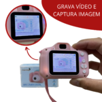 Câmera Infantil Digital Rosa BW169RS - 6