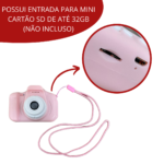 Câmera Infantil Digital Rosa BW169RS - 5
