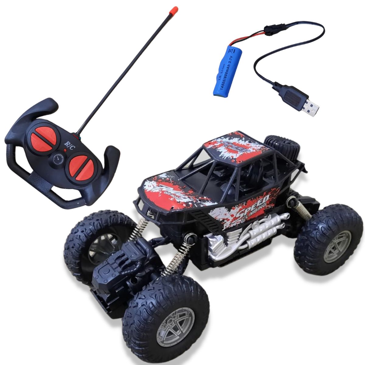 Carrinho De Controle Remoto 4x4 Off Road