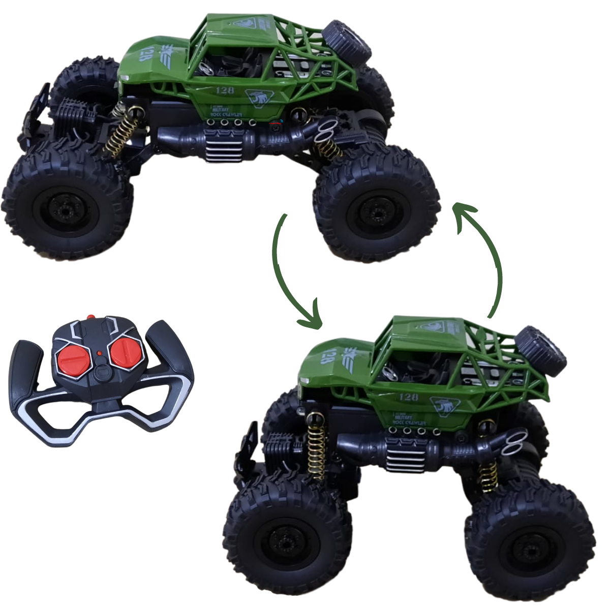 Carrinho Controle Remoto Grande Brinquedo Off Road 4x4