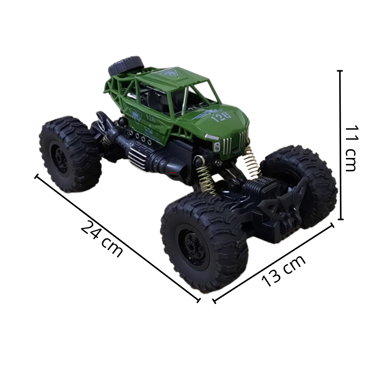 Carrinho De Controle Remoto 4x4 Off Road Grande