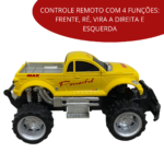 Carrinho Pick Up Controle Remoto 1:24 Amarelo BW154AM - 3