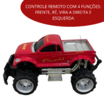 Carrinho Pick Up Controle Remoto 1:24 Vermelho BW154VM - 3