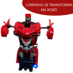 Carinho Controle Remoto Robô 1:18 Vermelho BW156VM - 3