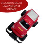 Carrinho Pick Up Controle Remoto 1:24 Vermelho BW154VM - 7