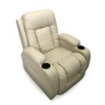 Poltrona De Amamentação Com Balanço Reclinável Bege - IWPRMABG - 1