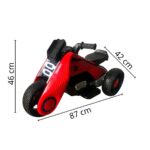 Mini Moto Elétrica Infantil 6V Vermelha BW223VM - 2