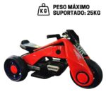 Mini Moto Elétrica Infantil 6V Vermelha BW223VM - 5