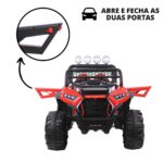 UTV Elétrico Infantil 4X4 12V Vermelho BW131VM - 5