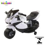 Mini Moto Elétrica 6V Branco BW232BR - 10