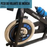 Bicicleta Ergométrica Spinning 8Kg Azul IWBES8AZ - 3
