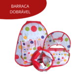 Barraca Infantil Com Piscina De Bolinha Vermelho BW158VM - 3