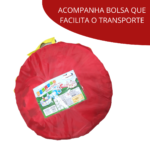 Barraca Infantil Com Piscina De Bolinha Vermelho BW158VM - 4