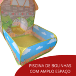 Barraca Casinha Infantil Com Piscina De Bolinhas BW168 - 6