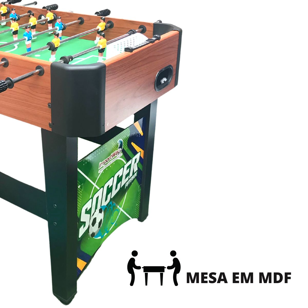 OLYMPIC - Mesa Multi-jogos 20 em 1 - Adultos e Crianças - Compacta - C  106,6 x L 60,5 x A 80,5 CM - Estrutura em MDF - BENEFFITO