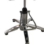 Cadeira Barbeiro Reclinável Base Estrela Marrom IWCBRBE002 - 6