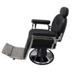 Cadeira Barbeiro Reclinável Base Redonda IWCBRBR - 5