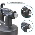 Pistola Pintura Ar Direto Copo 600ML 1 Bico 1,3MM IWPPAD-1B - 4
