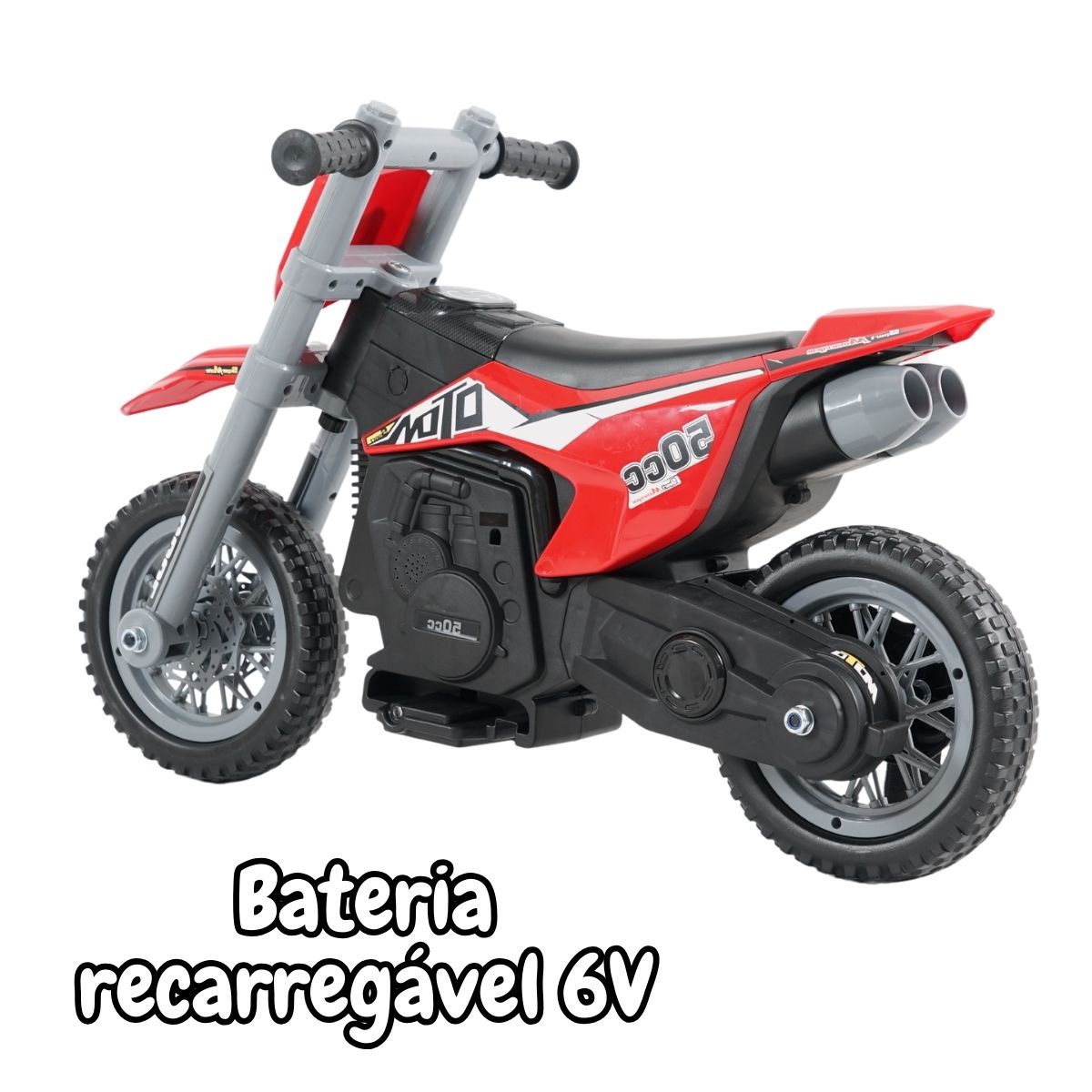 Motocross Elétrica Vermelha Importway (BW083)