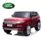 Mini Carro Elétrico 12V Land Rover Com Banco De Couro e MP5 Licenciado Vermelho BW122MP5VM - 1