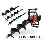 Perfurador De Solo 52CC Com 3 Brocas E Extensor IWPS3B2T52 - 1