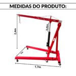 Guincho Hidráulico Girafa 2 Toneladas Importway - IWGHG2T - 2