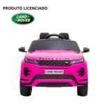 Mini Carro Elétrico Licenciado Land Rover Evoque Rosa BW128RS - 3