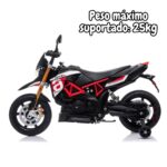 Mini Moto Elétrica Licenciada Aprilia Dorsoduro 900 Vermelha 12V BW234VM - 4