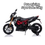 Mini Moto Elétrica Licenciada Aprilia Dorsoduro 900 Preta 12V BW234PT - 4