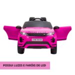 Mini Carro Elétrico Licenciado Land Rover Evoque Rosa BW128RS - 5