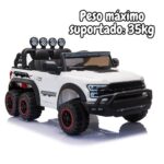 Mini Carro Elétrico 12V Branco BW239BR - 6